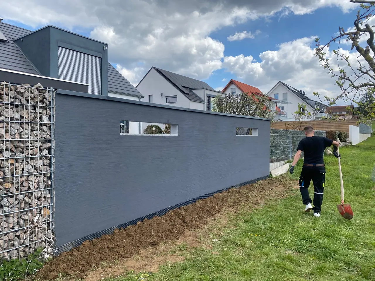 Fassadenanstrich in Südbaden, echtes Projektfoto von Malerfachbetrieb Zimmermann