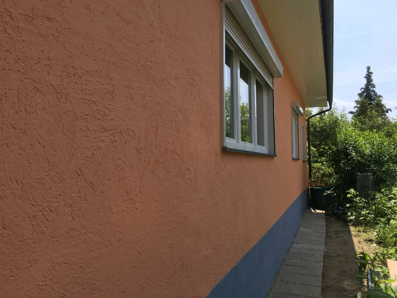 Fassadenanstrich in Südbaden, echtes Projektfoto von Malerfachbetrieb Zimmermann